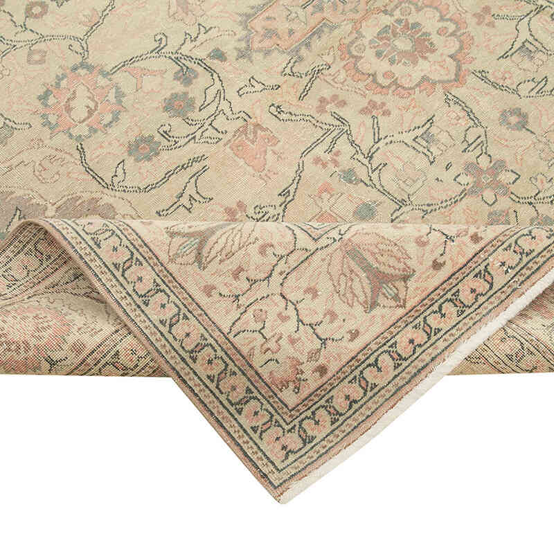 Alfombra Vintage Turca Anudada a Mano - 193 cm x 290 cm - K0075632