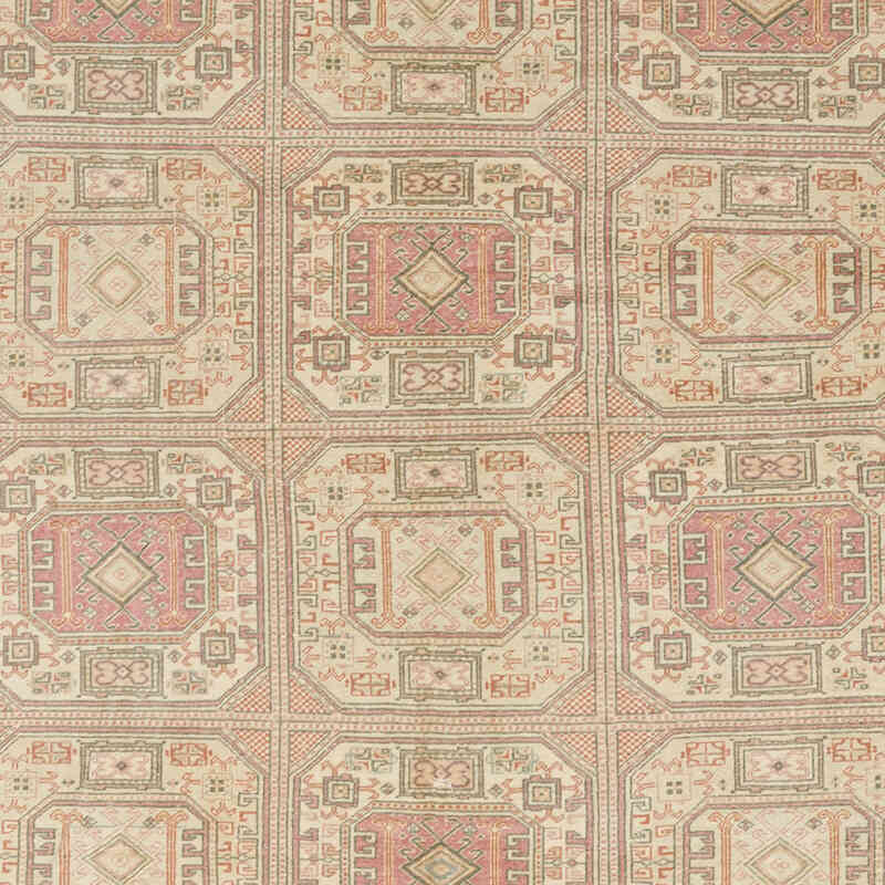 El Dokuma Vintage Halı - 198 cm x 303 cm - K0075633