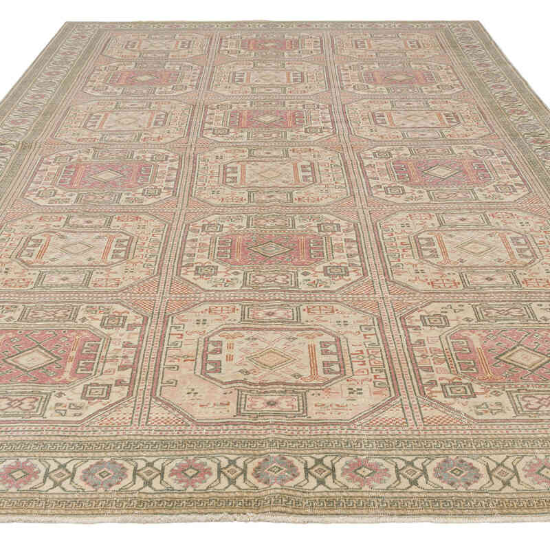 El Dokuma Vintage Halı - 198 cm x 303 cm - K0075633