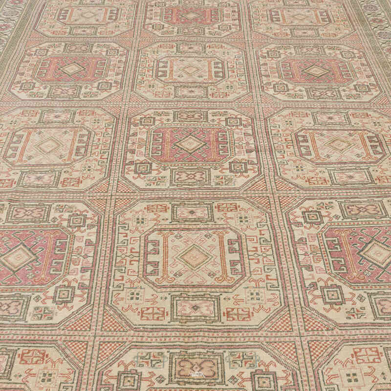 El Dokuma Vintage Halı - 198 cm x 303 cm - K0075633