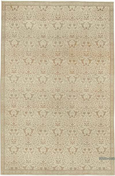 Vintage Turkish Hand-Knotted Rug - 6' 3" x 9' 6" (75" x 114")