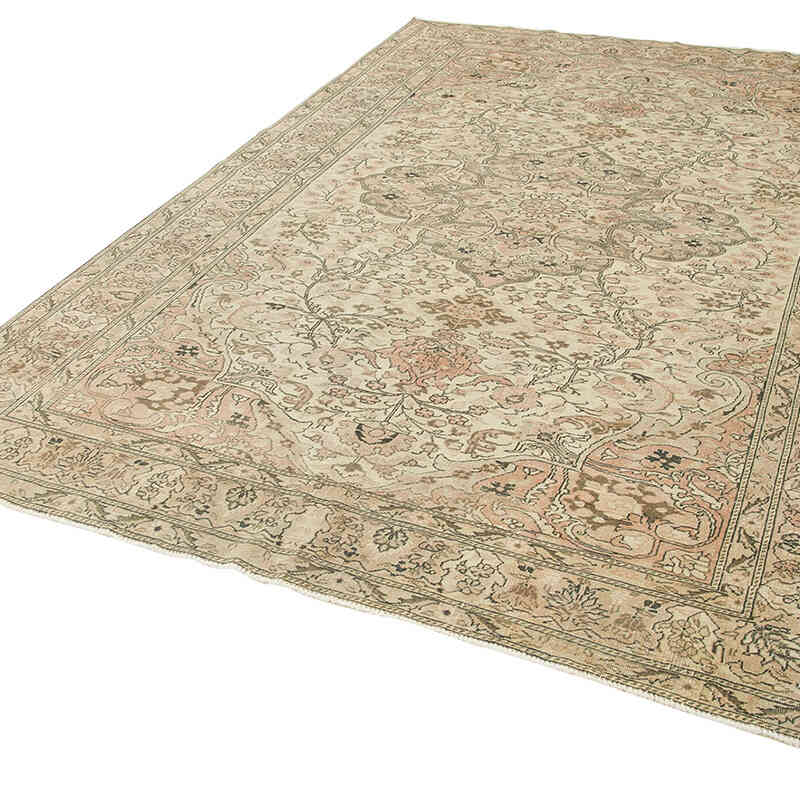 Vintage Turkish Hand-Knotted Rug - 6' 6" x 9' 8" (78" x 116") - K0075637