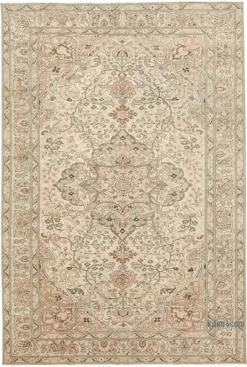 Vintage Turkish Hand-Knotted Rug - 6' 6" x 9' 8" (78" x 116") - K0075637