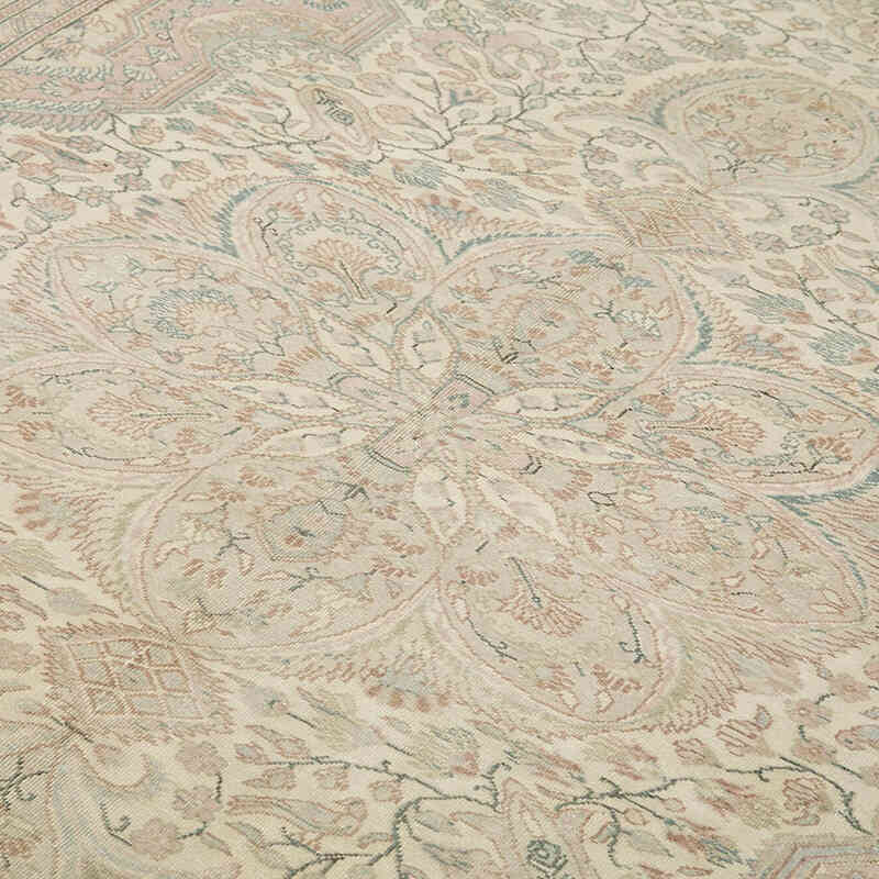 Alfombra Vintage Turca Anudada a Mano - 195 cm x 310 cm - K0075638