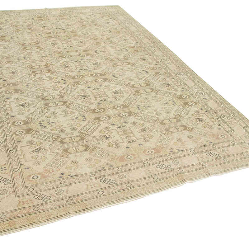 El Dokuma Vintage Halı - 195 cm x 294 cm - K0075639