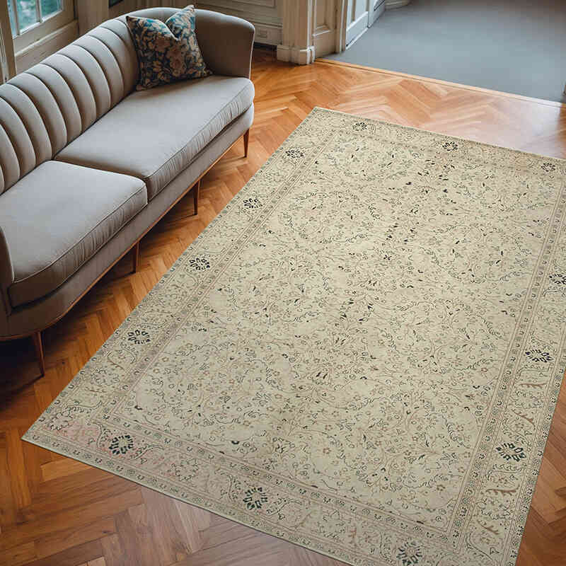 El Dokuma Vintage Halı - 191 cm x 283 cm - K0075640