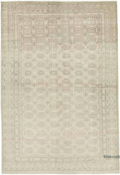 Vintage Turkish Hand-Knotted Rug - 6' 5" x 9' 6" (77" x 114")