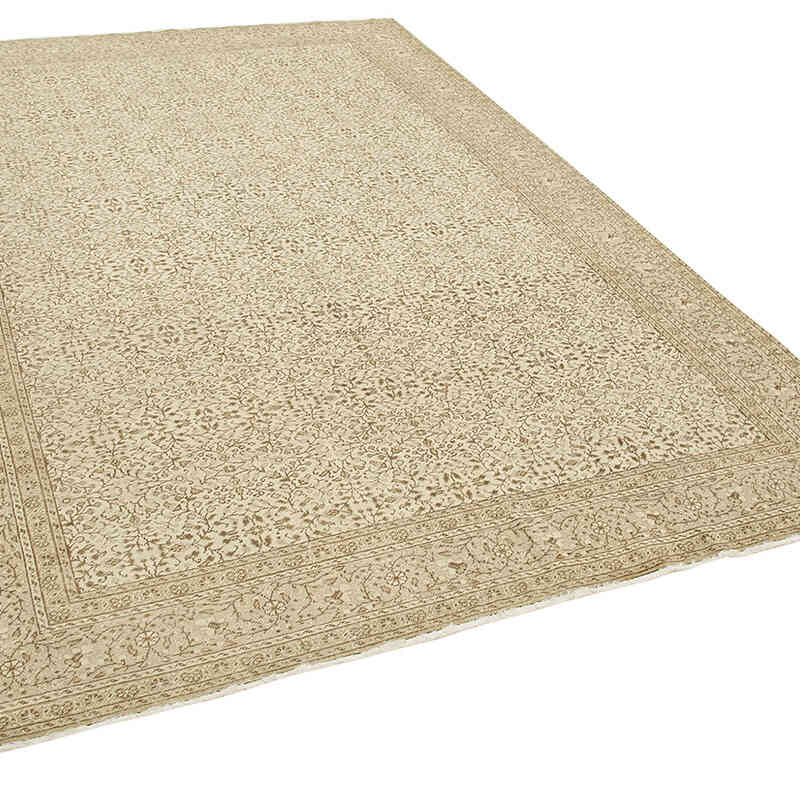 Alfombra Vintage Turca Anudada a Mano - 198 cm x 292 cm - K0075642