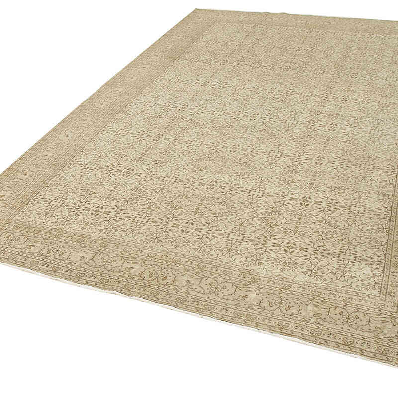 Alfombra Vintage Turca Anudada a Mano - 198 cm x 292 cm - K0075642
