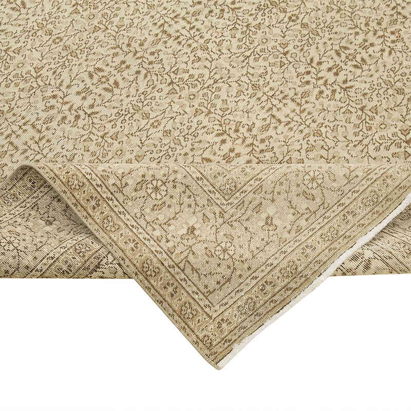 Alfombra Vintage Turca Anudada a Mano - 198 cm x 292 cm - K0075642