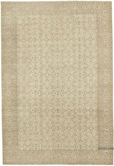 Vintage Turkish Hand-Knotted Rug - 6' 6" x 9' 7" (78" x 115")