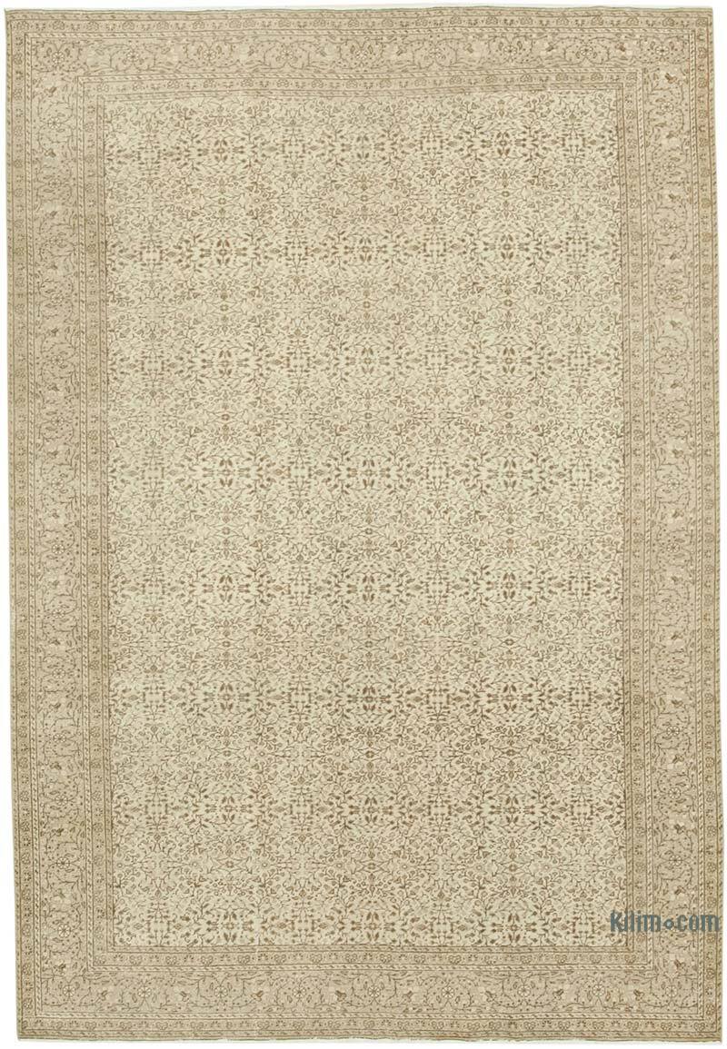 Alfombra Vintage Turca Anudada a Mano - 198 cm x 292 cm - K0075642