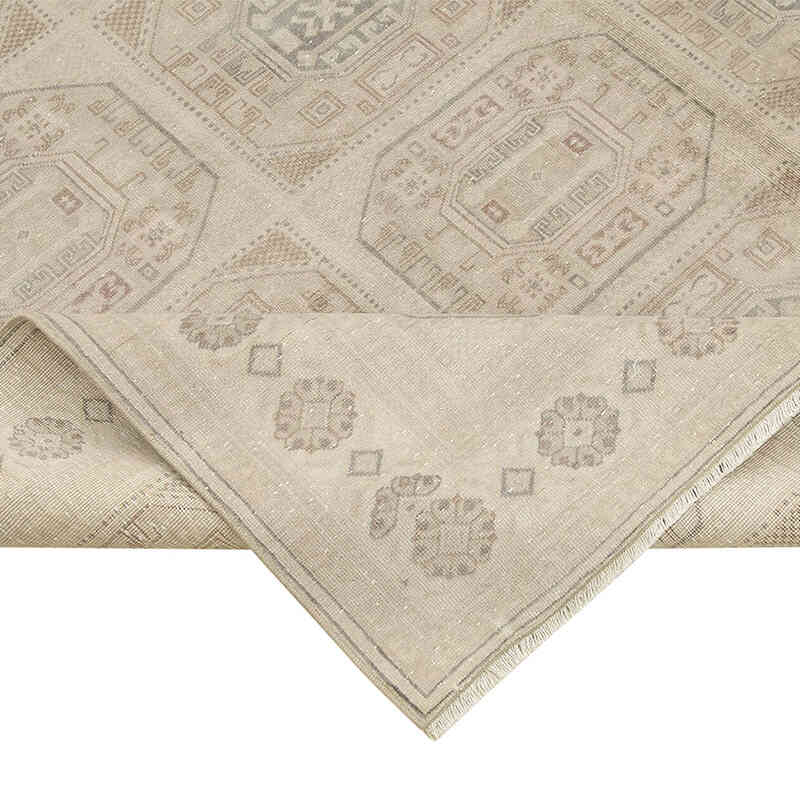 Vintage Turkish Hand-Knotted Rug - 6' 5" x 9' 6" (77" x 114") - K0075643