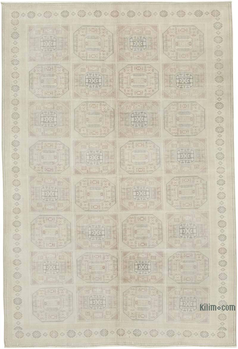 Vintage Turkish Hand-Knotted Rug - 6' 5" x 9' 6" (77" x 114") - K0075643