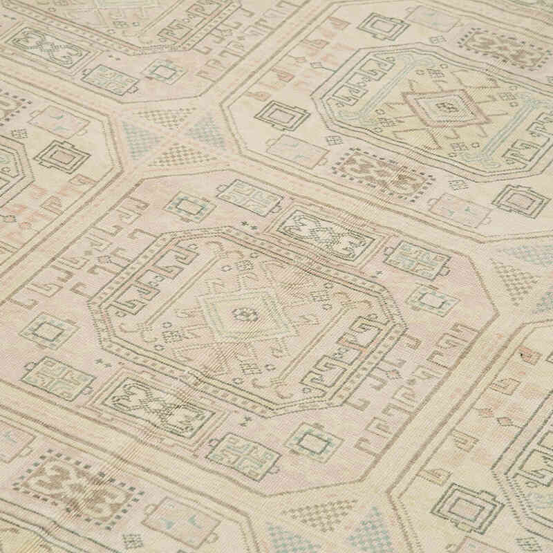 El Dokuma Vintage Halı - 188 cm x 295 cm - K0075644