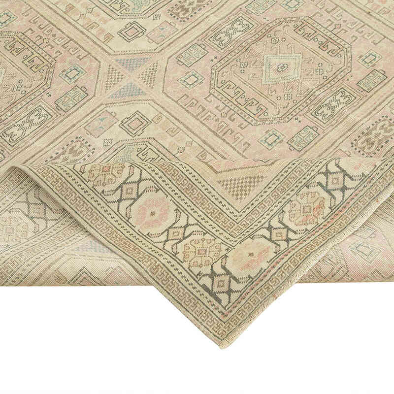 El Dokuma Vintage Halı - 188 cm x 295 cm - K0075644