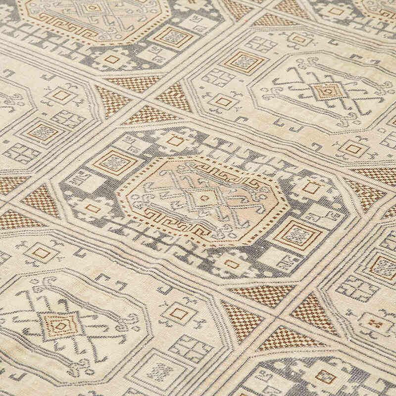 El Dokuma Vintage Halı - 196 cm x 292 cm - K0075645