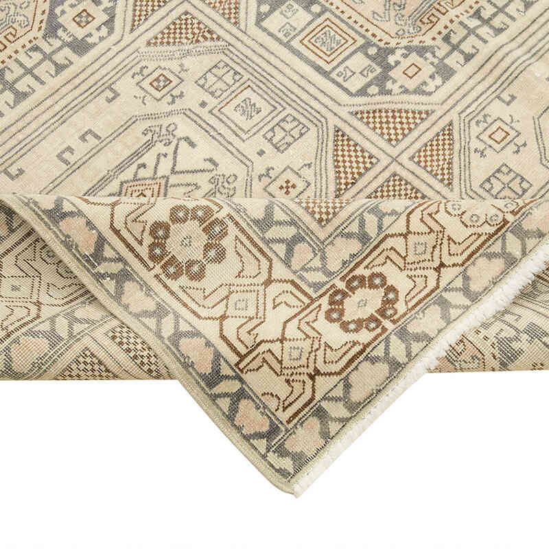 El Dokuma Vintage Halı - 196 cm x 292 cm - K0075645