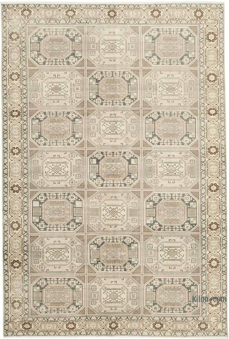 El Dokuma Vintage Halı - 196 cm x 292 cm - K0075645