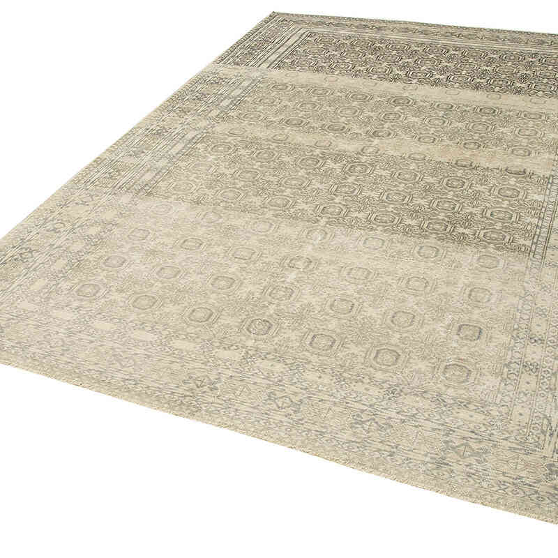 Alfombra Vintage Turca Anudada a Mano - 195 cm x 290 cm - K0075646