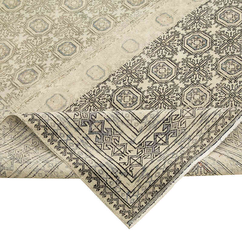 Alfombra Vintage Turca Anudada a Mano - 195 cm x 290 cm - K0075646