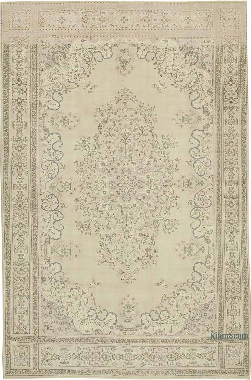 Vintage Turkish Hand-Knotted Rug - 6' 9" x 10' 4" (81" x 124") - K0075647