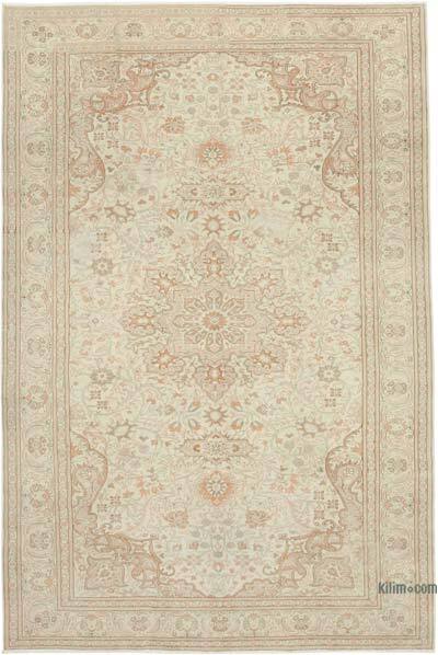 Vintage Turkish Hand-Knotted Rug - 6' 6" x 9' 10" (78" x 118")