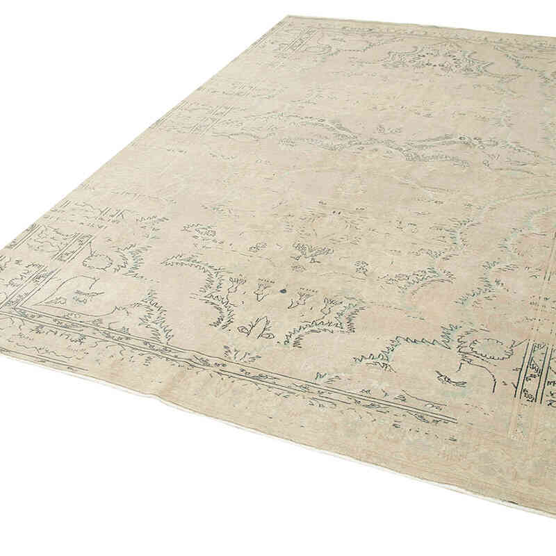 Alfombra Vintage Turca Anudada a Mano - 190 cm x 284 cm - K0075659
