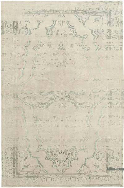 Vintage Turkish Hand-Knotted Rug - 6' 3" x 9' 4" (75" x 112")