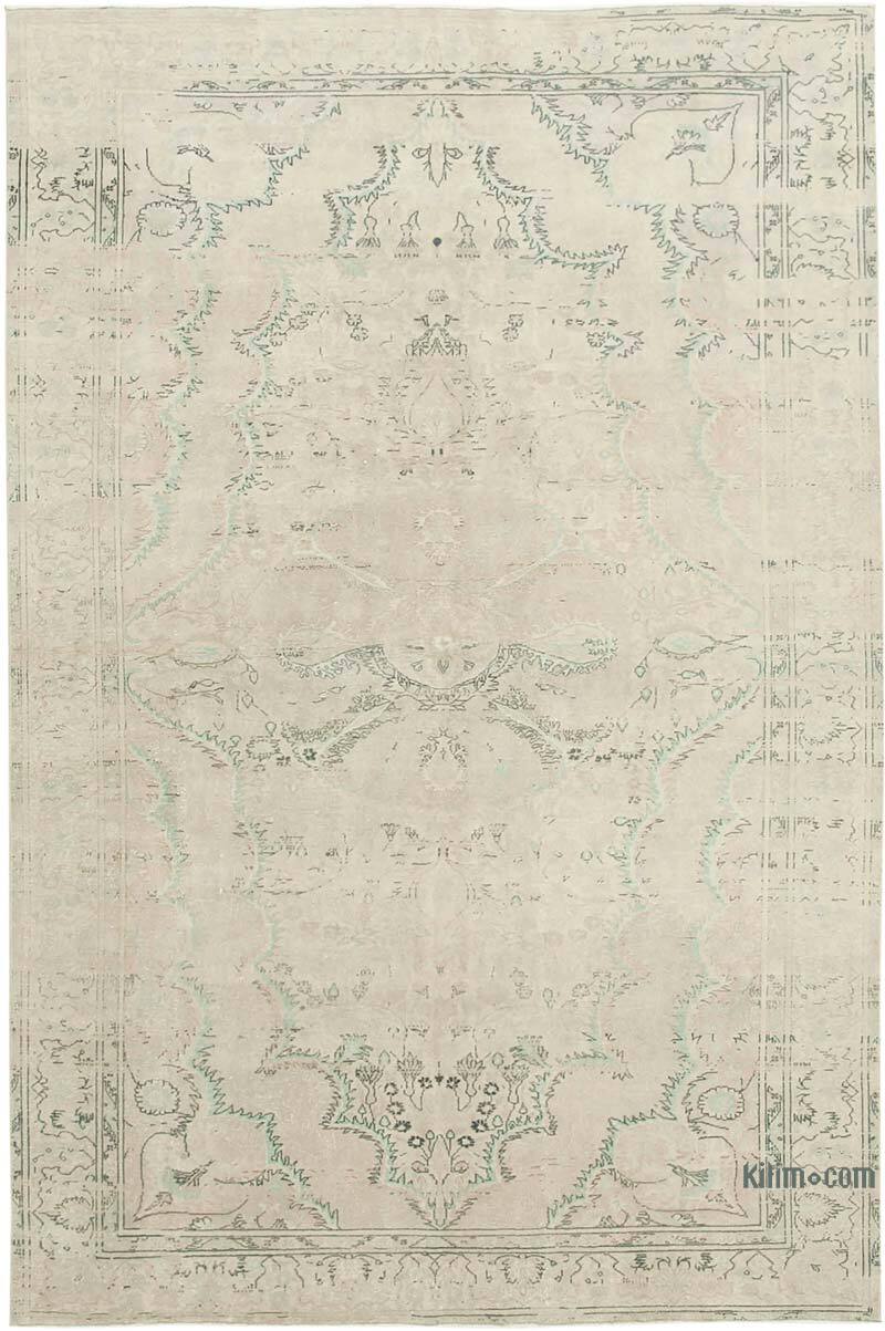 Alfombra Vintage Turca Anudada a Mano - 190 cm x 284 cm - K0075659