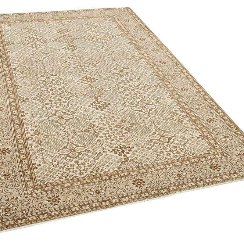 Alfombra Vintage Turca Anudada a Mano - 146 cm x 218 cm - K0075660