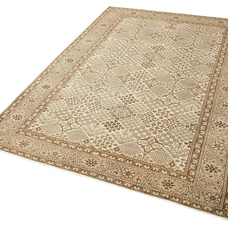 Alfombra Vintage Turca Anudada a Mano - 146 cm x 218 cm - K0075660