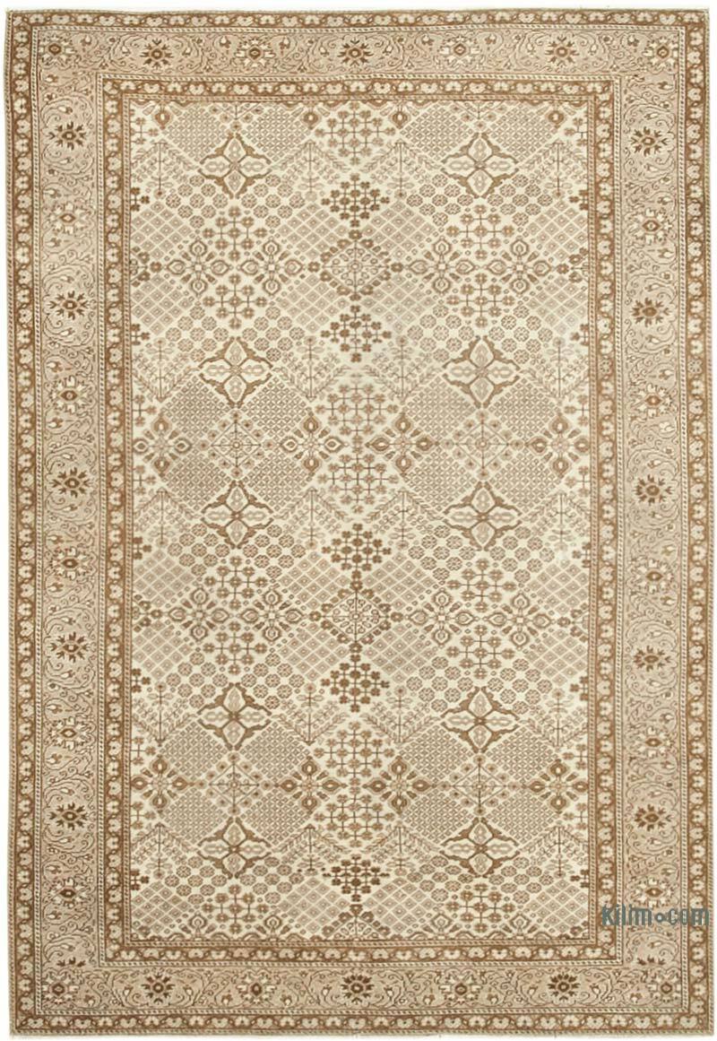 Alfombra Vintage Turca Anudada a Mano - 146 cm x 218 cm - K0075660