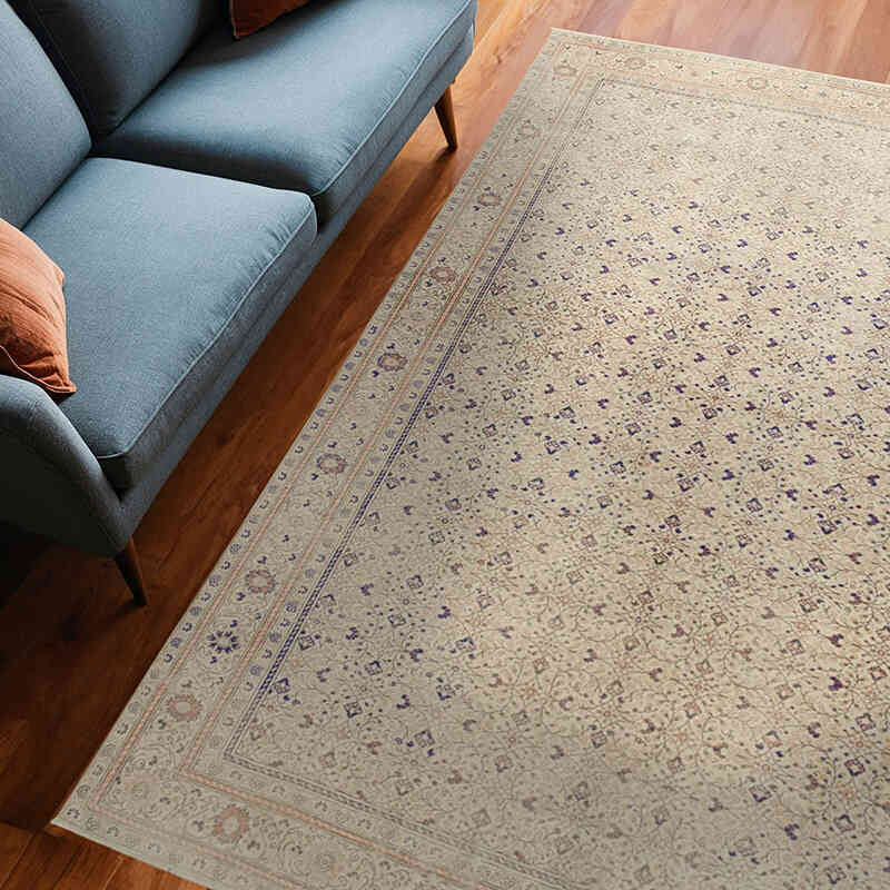 El Dokuma Vintage Halı - 190 cm x 264 cm - K0075661