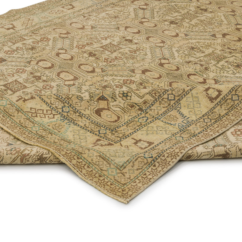 Vintage Turkish Hand-Knotted Rug - 6' 5" x 9' 2" (77" x 110") - K0075663