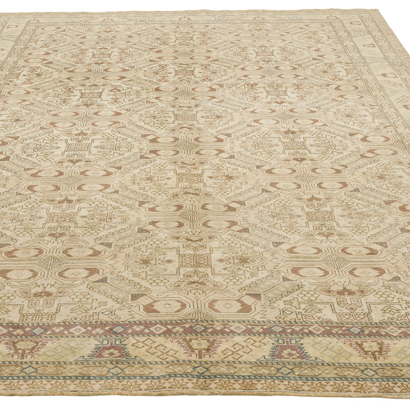 Vintage Turkish Hand-Knotted Rug - 6' 5" x 9' 2" (77" x 110") - K0075663