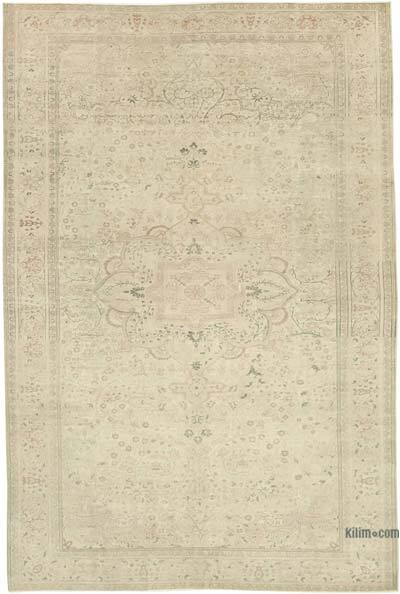 Vintage Turkish Hand-Knotted Rug - 6' 3" x 9' 10" (75" x 118")