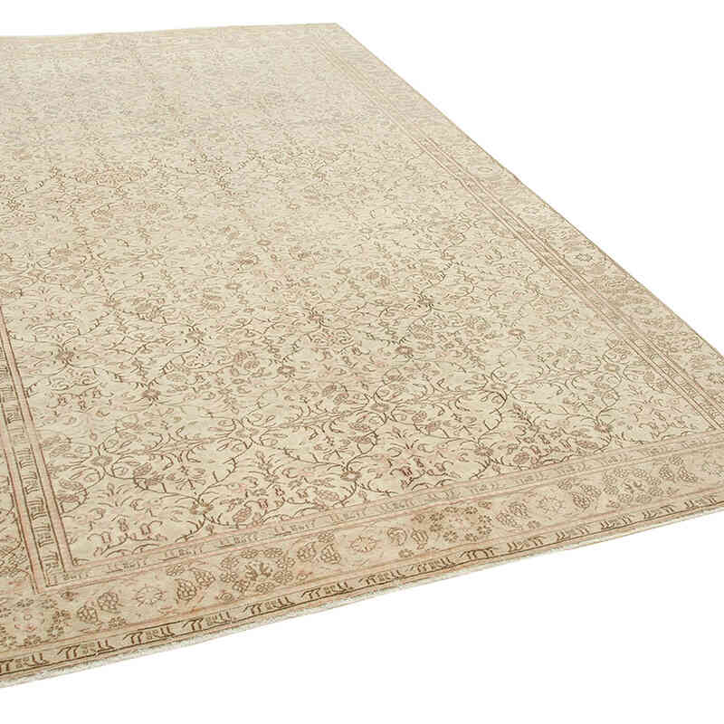Alfombra Vintage Turca Anudada a Mano - 182 cm x 286 cm - K0075665