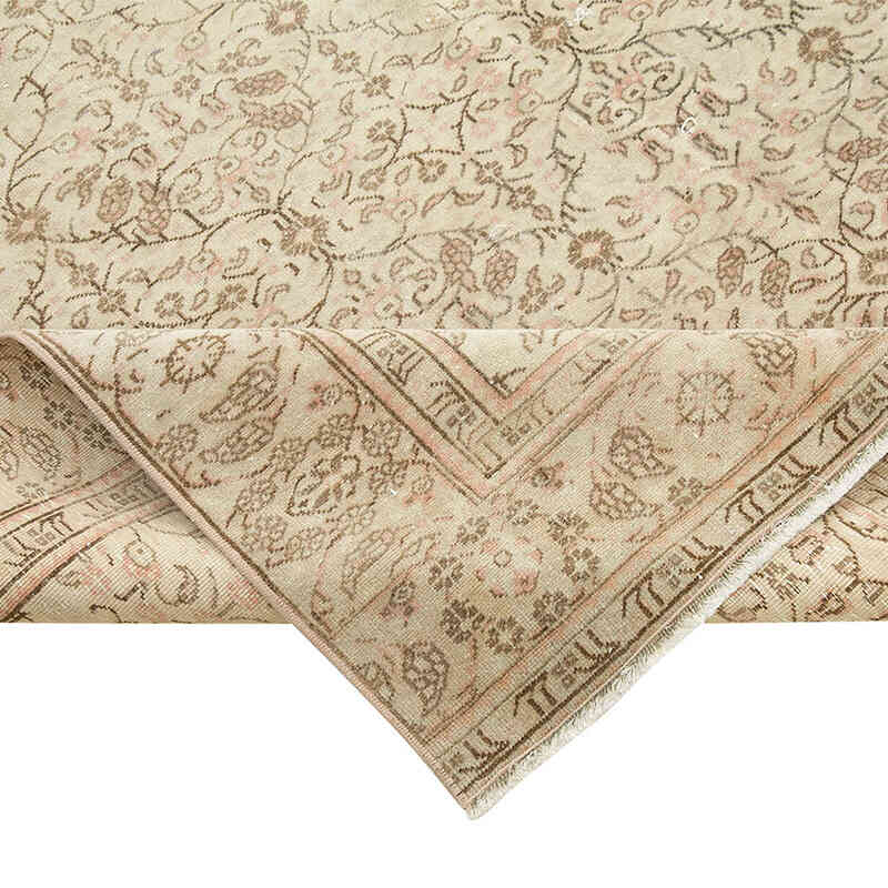 Alfombra Vintage Turca Anudada a Mano - 182 cm x 286 cm - K0075665