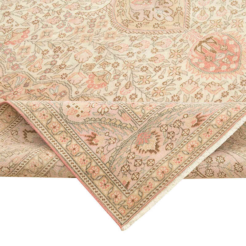 Vintage Turkish Hand-Knotted Rug - 6' 7" x 10' 5" (79" x 125") - K0075666