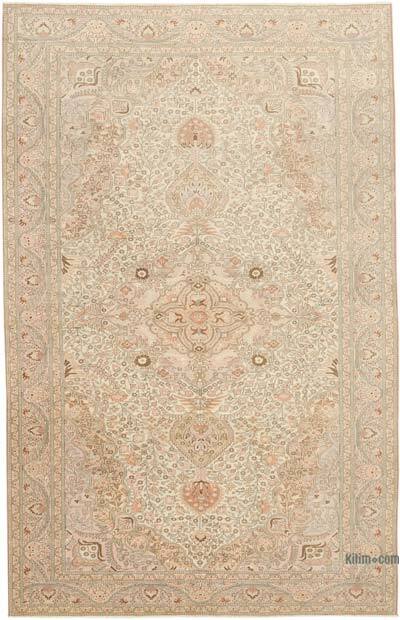 Vintage Turkish Hand-Knotted Rug - 6' 7" x 10' 5" (79" x 125")