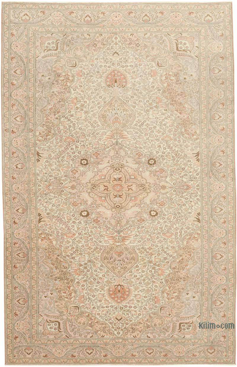 Vintage Turkish Hand-Knotted Rug - 6' 7" x 10' 5" (79" x 125") - K0075666