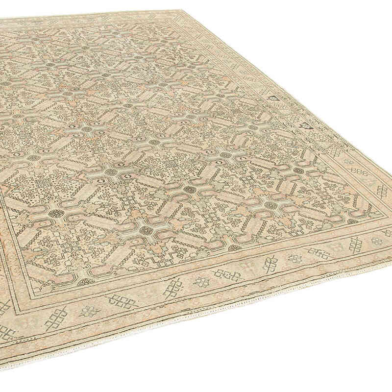 Vintage Turkish Hand-Knotted Rug - 6' 4" x 9' 5" (76" x 113") - K0075670