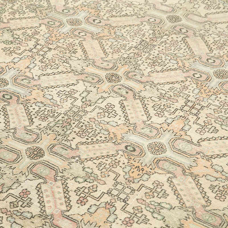 Vintage Turkish Hand-Knotted Rug - 6' 4" x 9' 5" (76" x 113") - K0075670