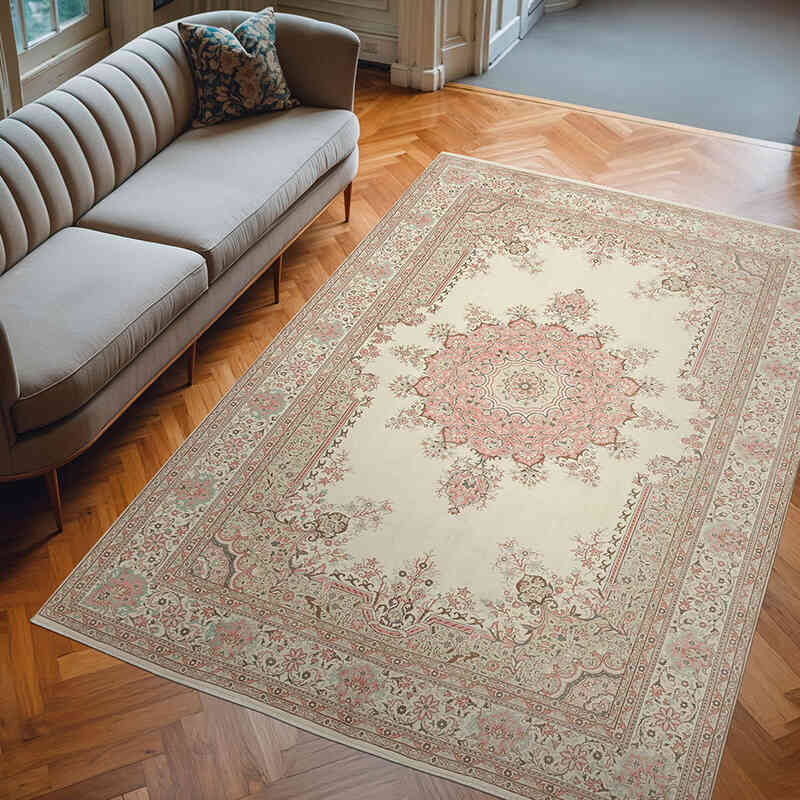 Alfombra Vintage Turca Anudada a Mano - 205 cm x 300 cm - K0075671