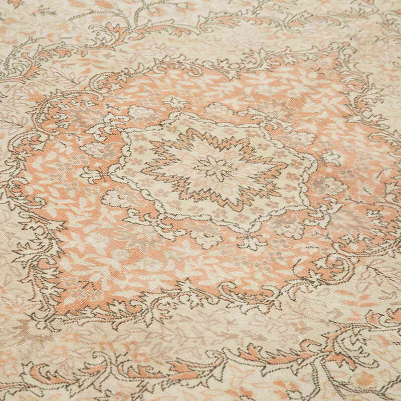 Alfombra Vintage Turca Anudada a Mano - 190 cm x 297 cm - K0075672