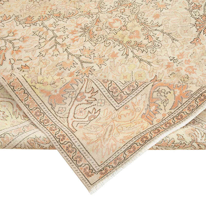 Alfombra Vintage Turca Anudada a Mano - 190 cm x 297 cm - K0075672