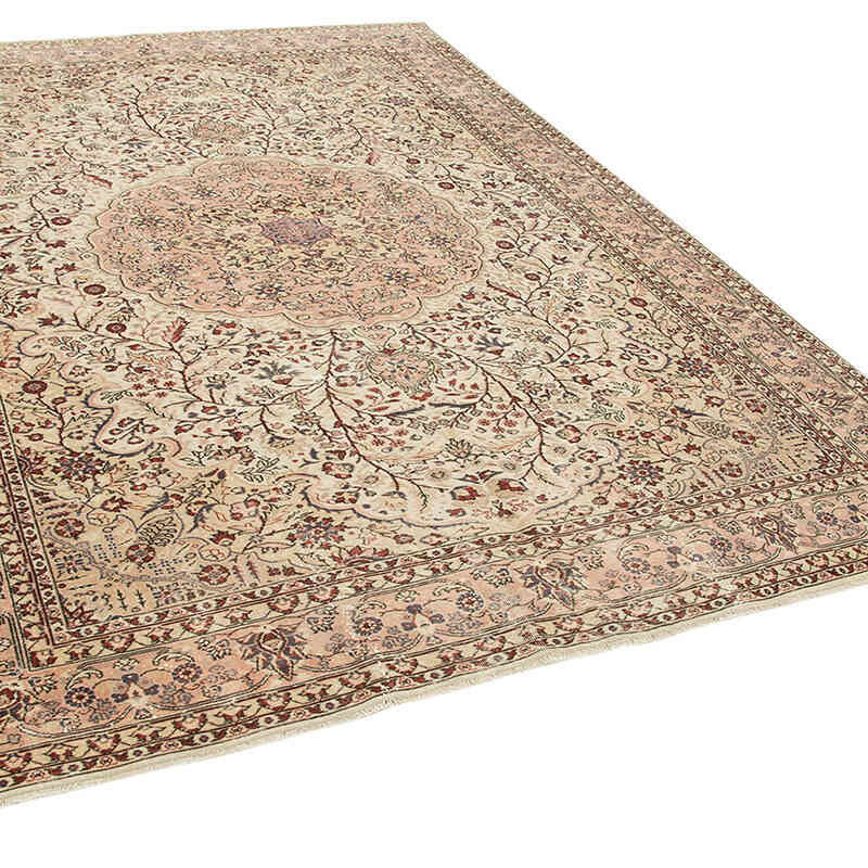 Vintage Turkish Hand-Knotted Rug - 6' 8" x 9' 1" (80" x 109") - K0075674