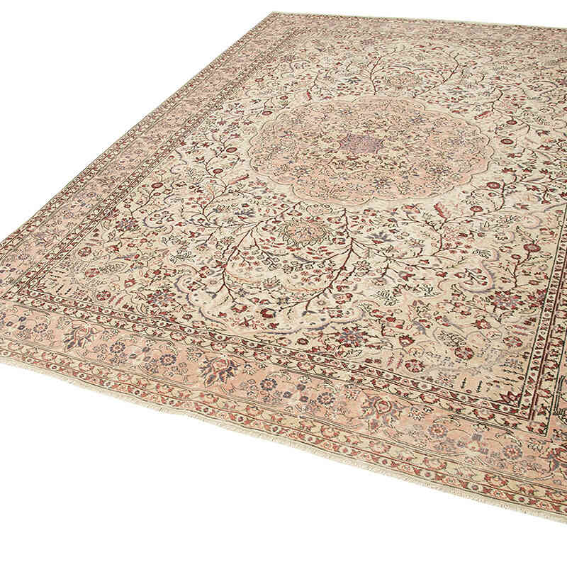 Vintage Turkish Hand-Knotted Rug - 6' 8" x 9' 1" (80" x 109") - K0075674