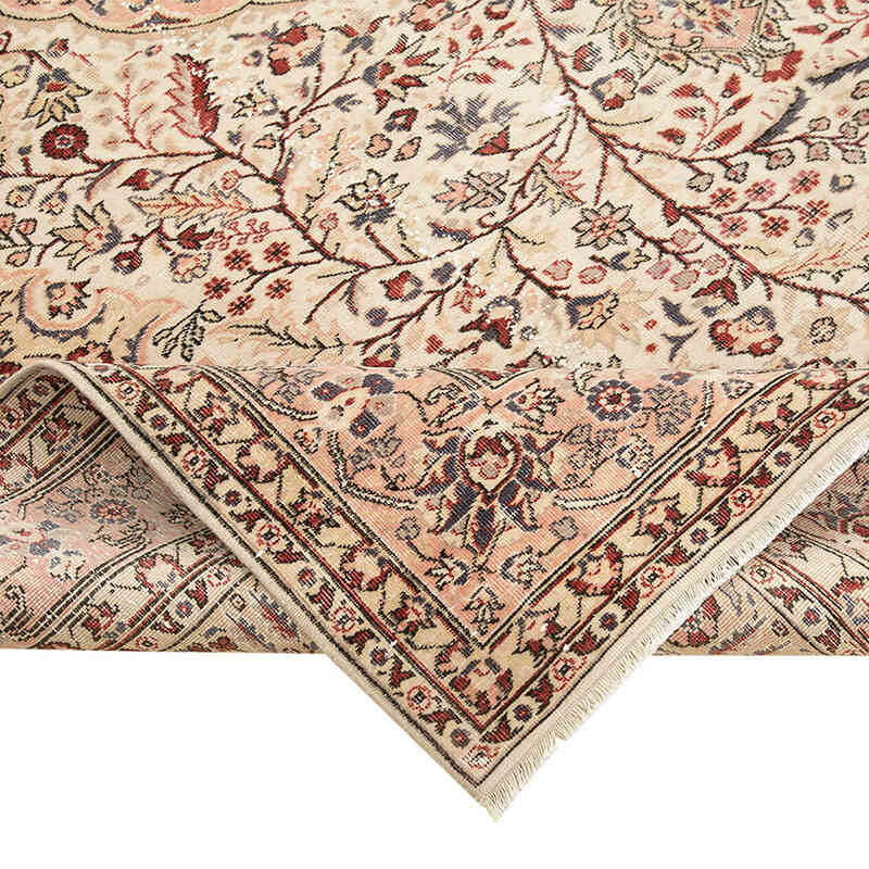 Vintage Turkish Hand-Knotted Rug - 6' 8" x 9' 1" (80" x 109") - K0075674